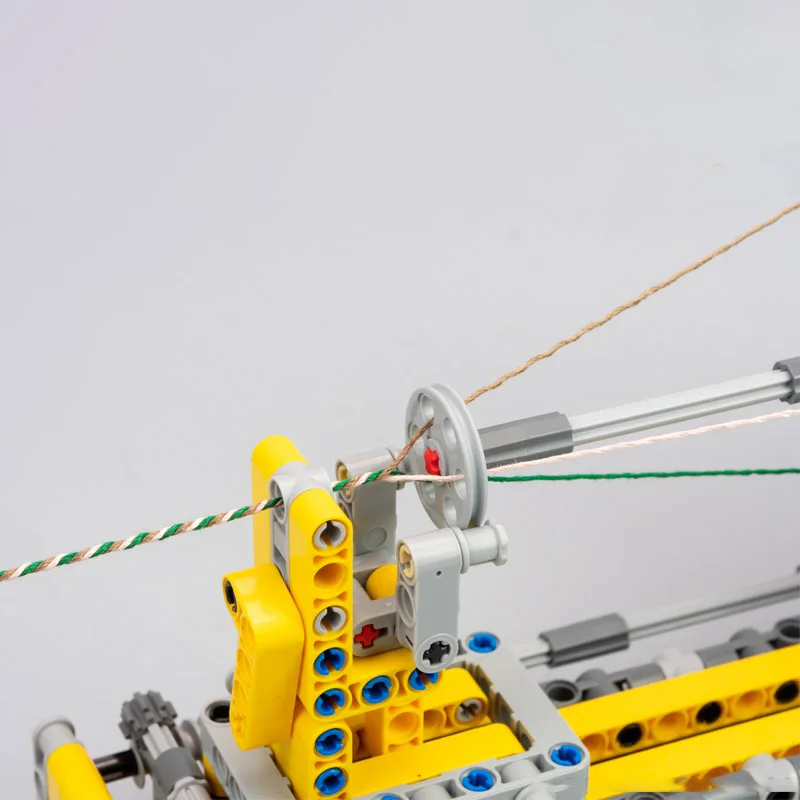 MOC Manual Braiding Machine Building Blocks Model Woven Machine DIY Handmade colored rope Bricks Kit Kids Toys Christmas Gifts