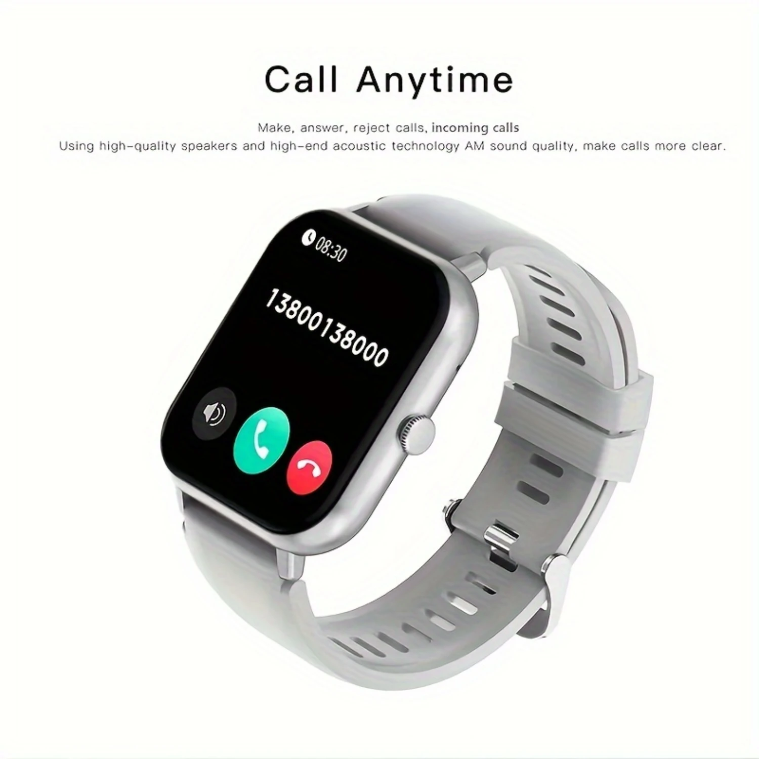 

Smart Watch For Men/Women, Full Fitness Tracker with Multiple Sport Modes, Pedometer, Distance, Calories - Android/IOS Compatibl