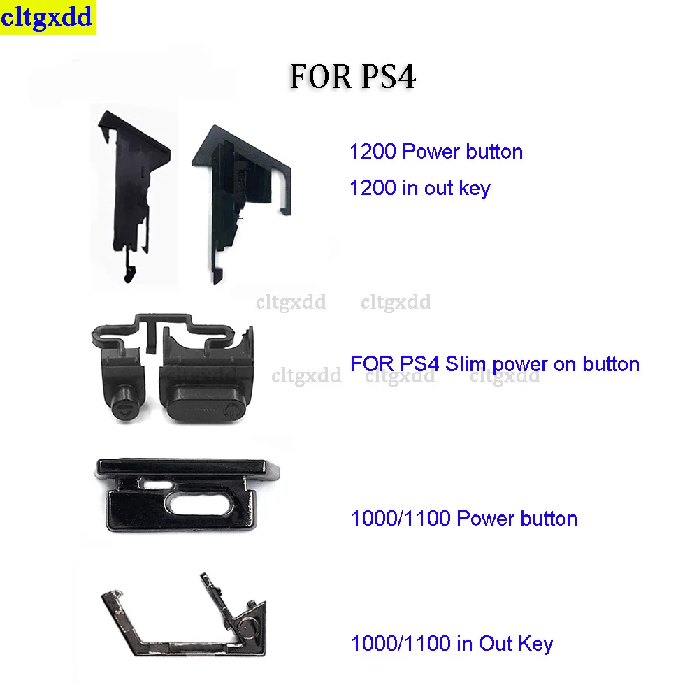 cltgxdd 1piece is suitable FOR PS4 1000 1100 1200 Slim host, new plastic disc, pop-up power button clip, power switch button