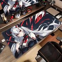 Redragon EISA P047 Anime Girl Gaming Mouse Pad - Smooth Lycra Surface, Anti-Slip Rubber Base, Spill-Resistant, Durable 4mm Thick