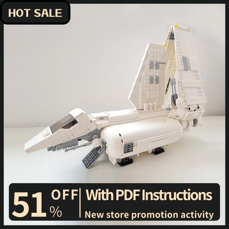 

Новинка, 940 шт., знаменитые космические войны, фильм Moc Sentinel, посадка, ремесленная модель, строительные блоки, креативные идеи «сделай сам», детские игрушки, подарки на день рождения