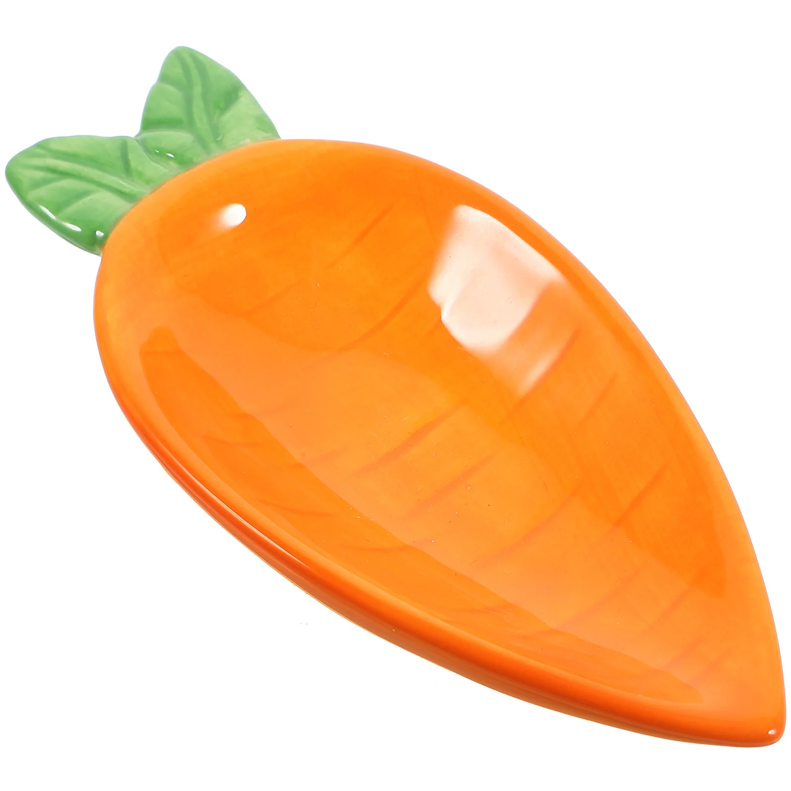 Carrot Shaped Sauce Bowl Toy Candy Cake Plates Seasoning Dish Ceramics Tasting Dishes Dipping Toddler