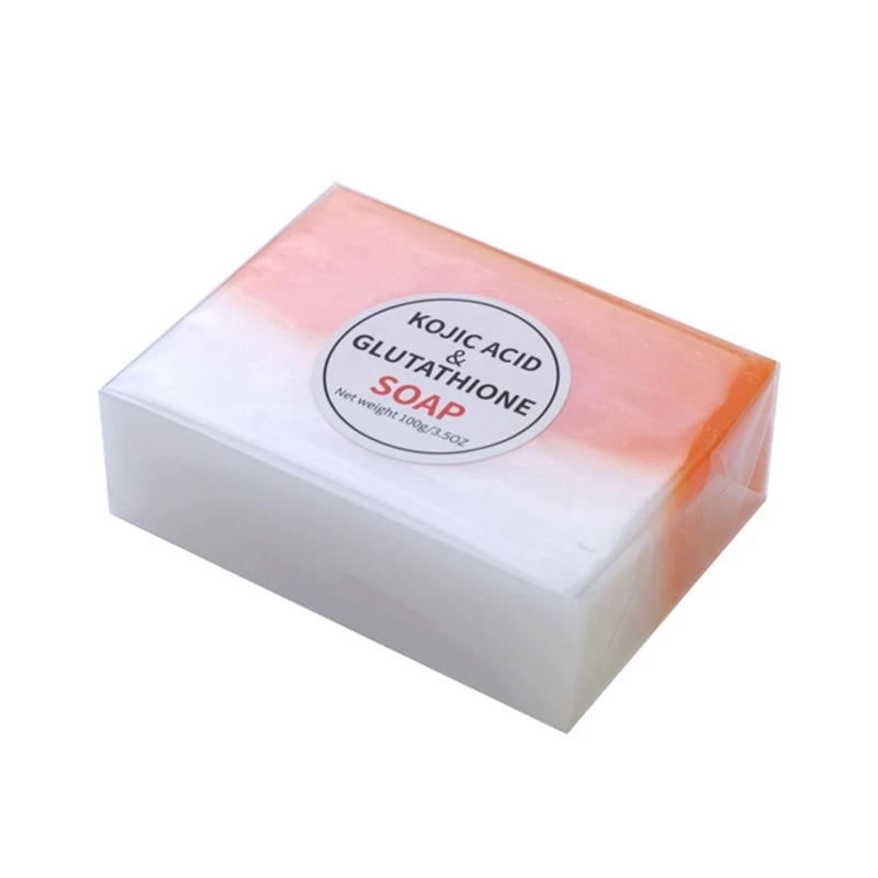 Kojic Acid Soap Glutathione Soap Skin Brightening Scented Soap Moisturizing Oil Control Bar Soap for Various Skin Dropship