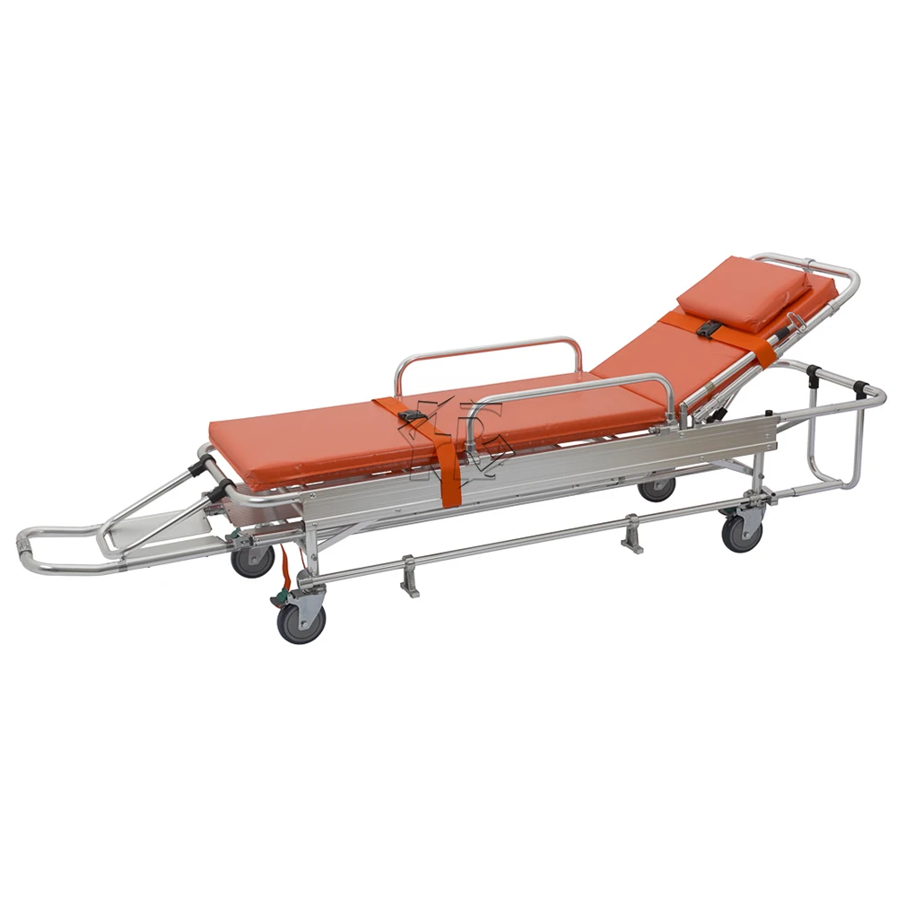 

YHR-L2 Aluminum Alloy Ambulance Stretcher Hospital Emergency Medical Equipment With Manual Power Source