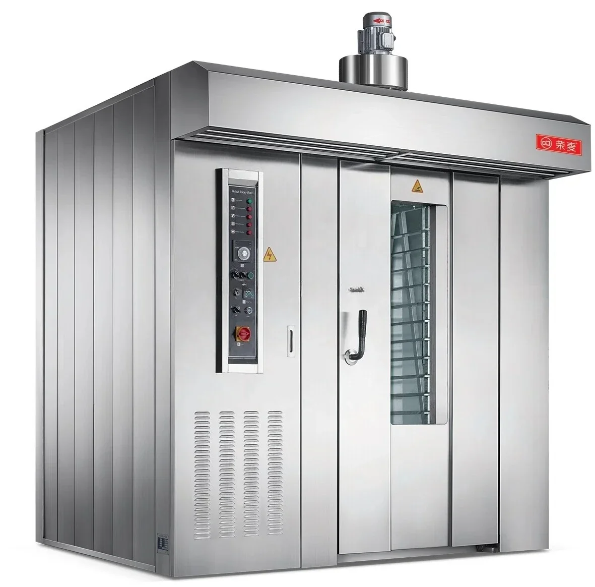 Direct Sales Reasonable Price 32 Trays T-fan Gas Rack Hot Air Cake Baking Chicken Loaf Bread Rotary Oven for Bakery Snack
