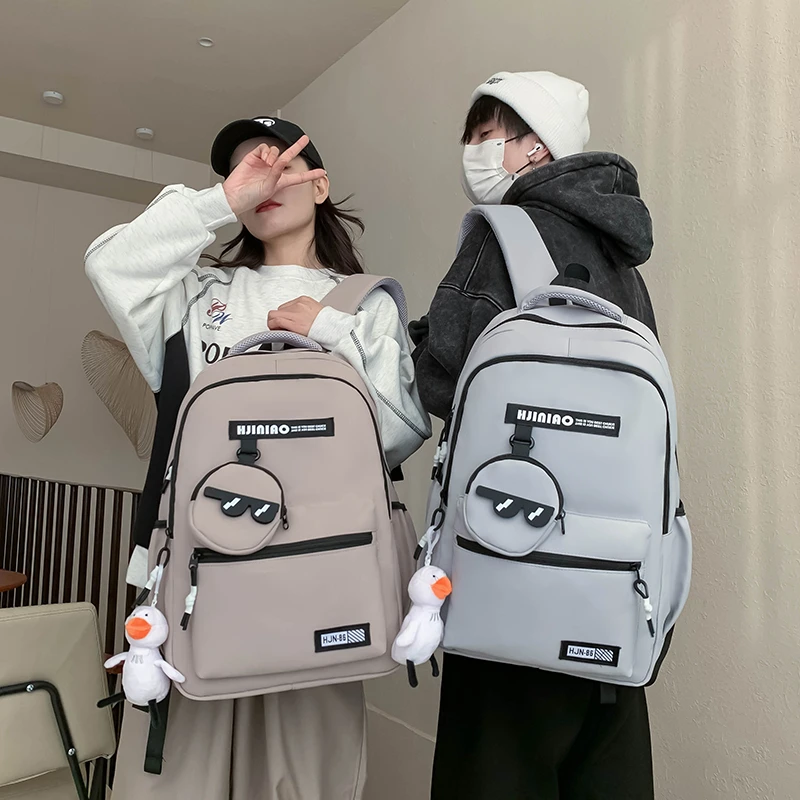 Studenten rucksack im koreanischen Stil 2024 neuer hochwertiger Freizeit rucksack modischer und vielseitiger College-Pendel rucksack