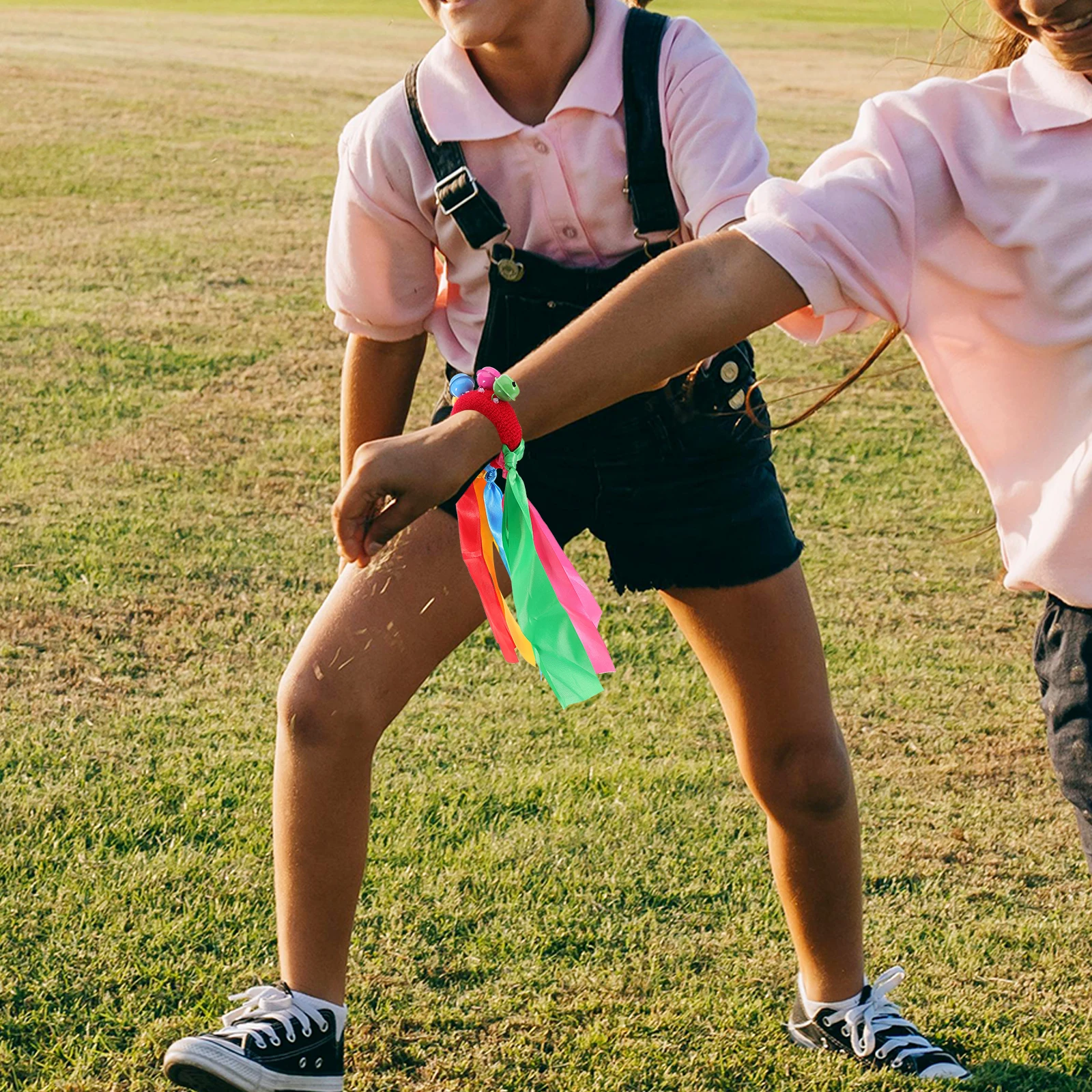 Ribbon Bracelet Hand Dancing Motion Kite Baby Bell Dance Streamers Toy Rattles Bed Bells Toys