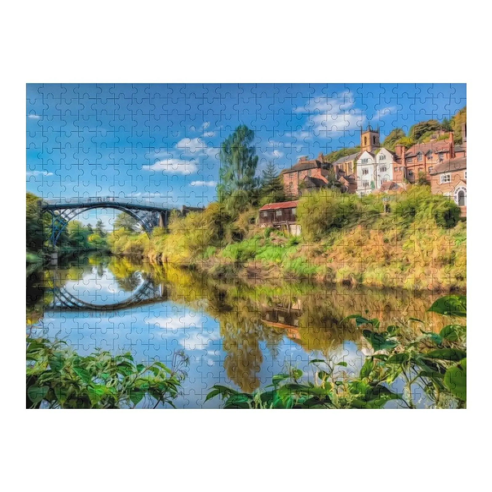 

The Iron Bridge Shropshire 1779 Jigsaw Puzzle Custom Gifts Wooden Compositions For Children Adult Wooden Puzzle