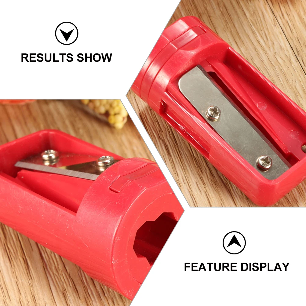 

2 PCS Pencil Sharpener Handheld Adults Mechanical Stationery School Manganese Steel Portable Child