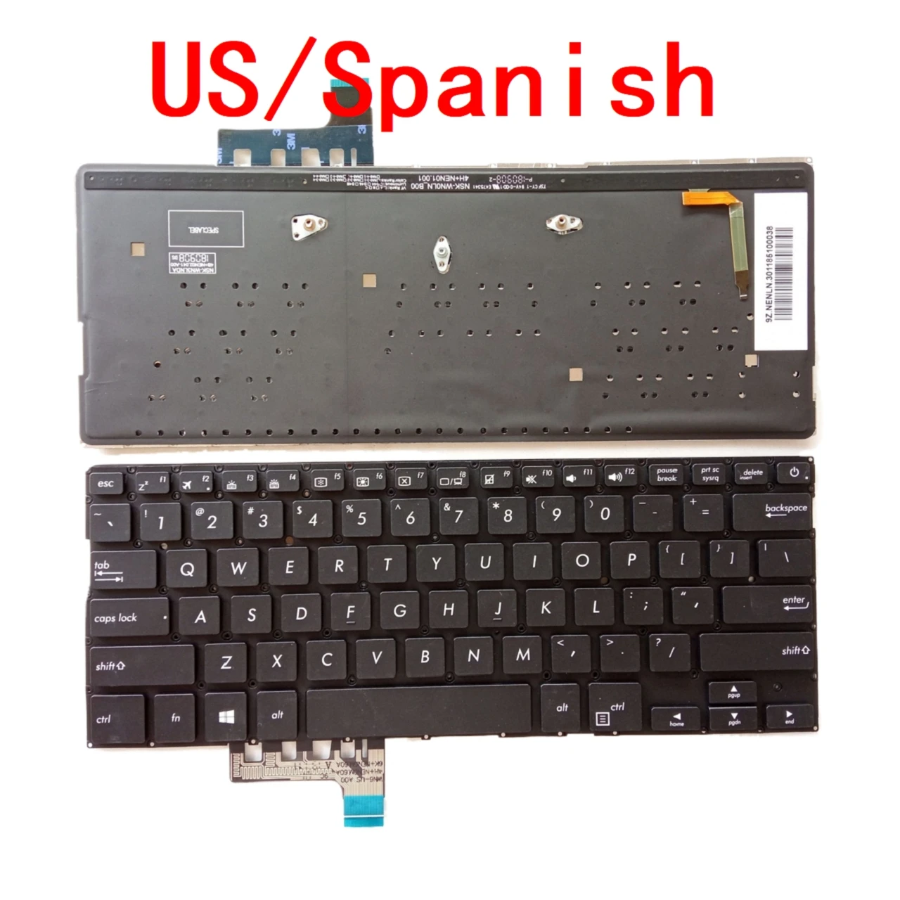 

New US Spanish Laptop Backlit Keyboard For ASUS ZenBook 13 UX331 UX331U UX331UA UX331UAL UX331UN UX3310KN 9Z.NENBU.30R