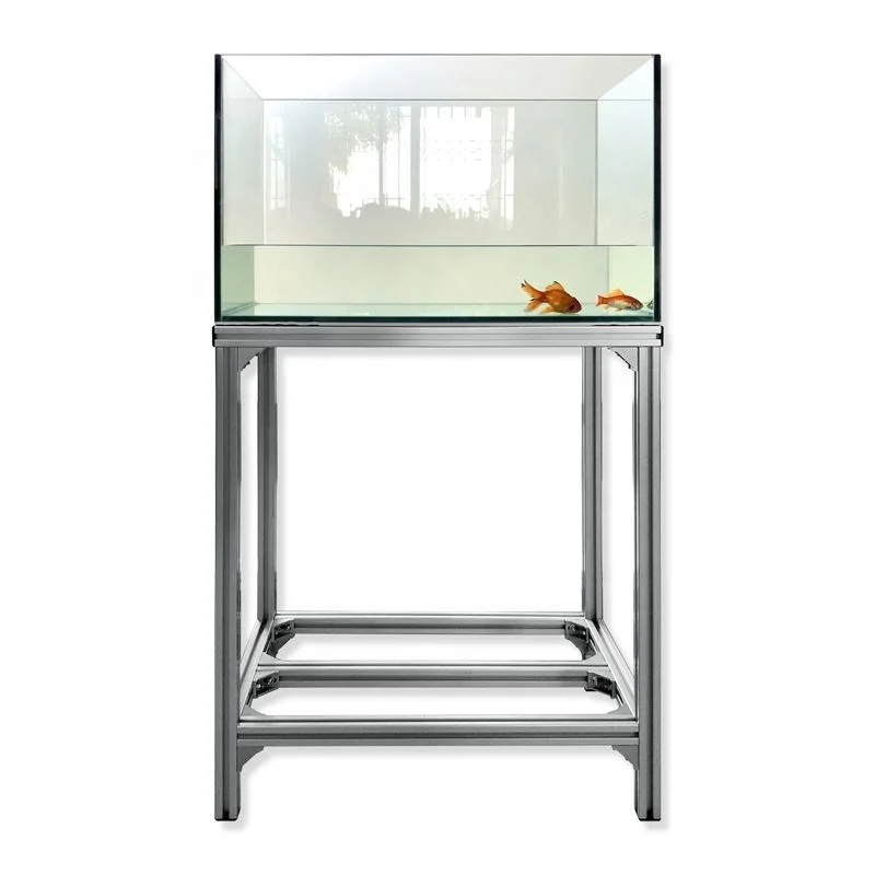 6000 Series T-Channel Aluminum Extruded Aquarium Stand System Custom Aquarium Rack Metal Display Rack with Bending Service