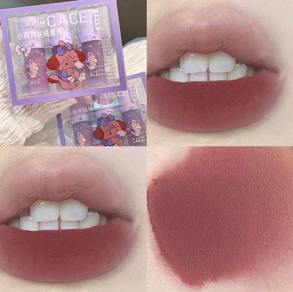 Velvet Matte Lip Gloss, impermeável, duradouro, hidratante, leve, alto pigmento, batom líquido sexy, cosméticos maquiagem, novo