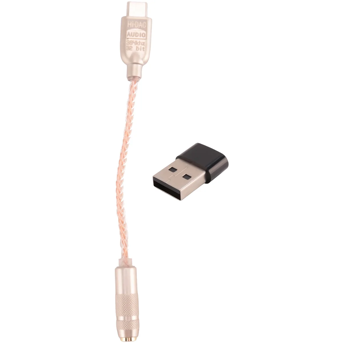 Type-C to 3.5 Jack ALC5686 Chip HiFi Digital Audio Decoding Sound Card Earphone Audio Cable(USB header)