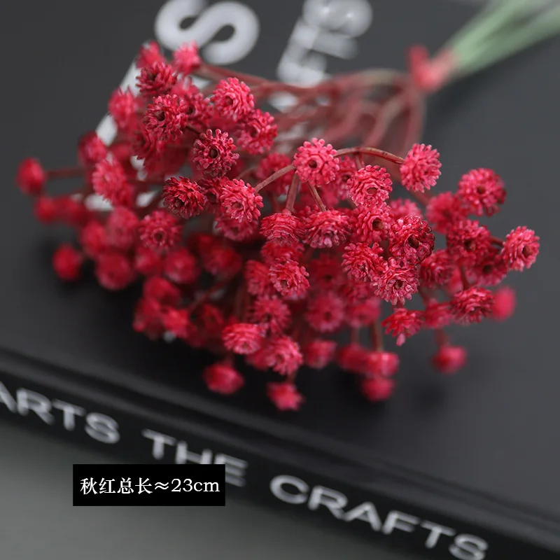 Babybreath Small Plastic Bouquet, Artificial Flower, Party Arrangement, Table Display Decoration, Simulation Plant, 23cm