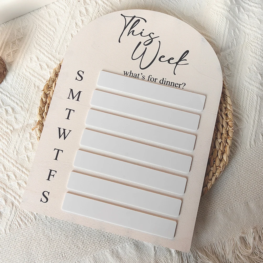

Note Board Ornaments Refrigerator Menu Magnetic Notice Household Dry Erase Acrylic Erasable
