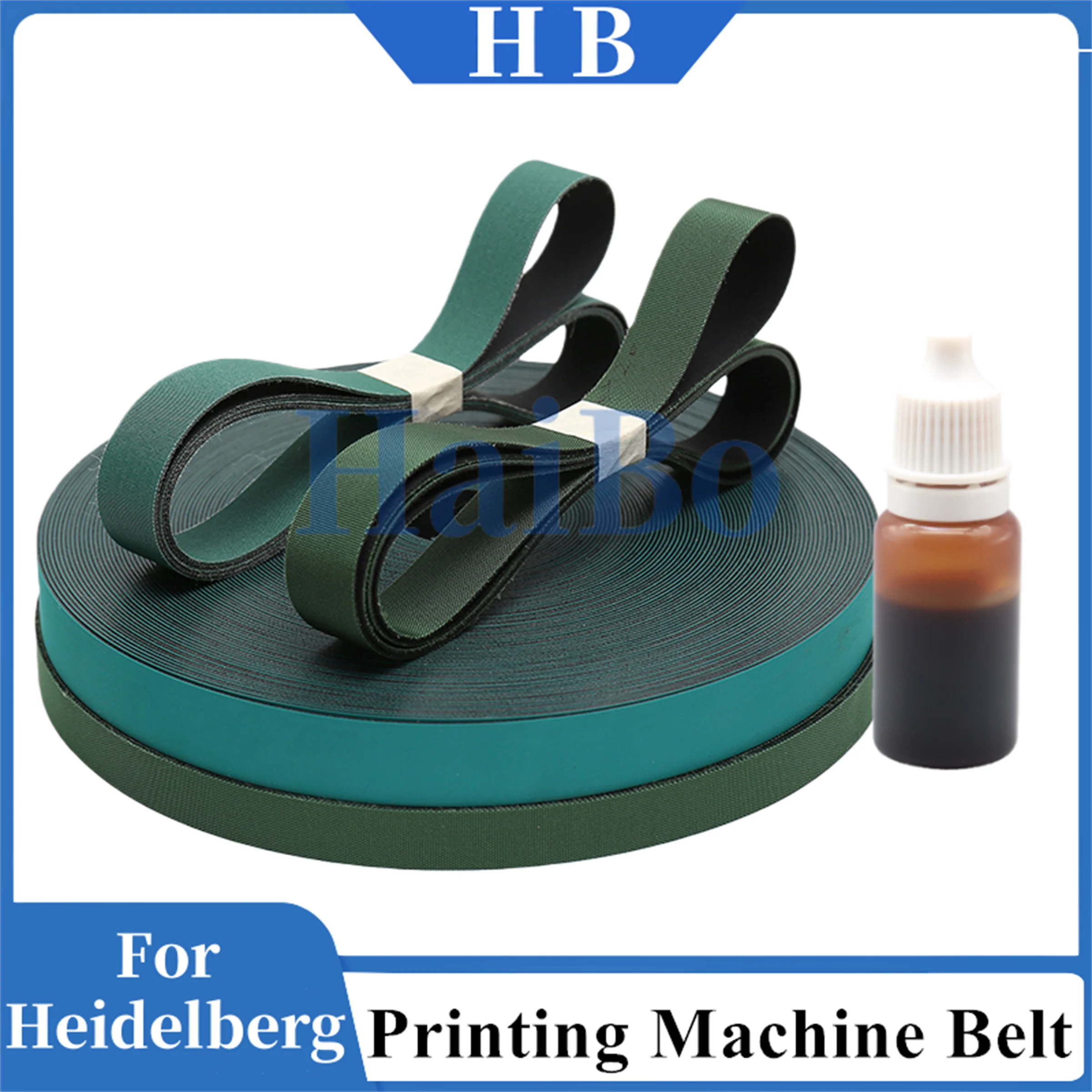 

HaiBo Best Quality Printing Press Conveyor Belt, Offset Printing Press Paper Feed Belt, Paper Feeding Belt, Flat Belt