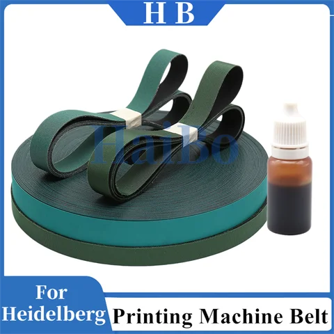 HaiBo Best Quality Printing Press Conveyor Belt, Offset Printing Press Paper Feed Belt, Paper Feeding Belt, Flat Belt