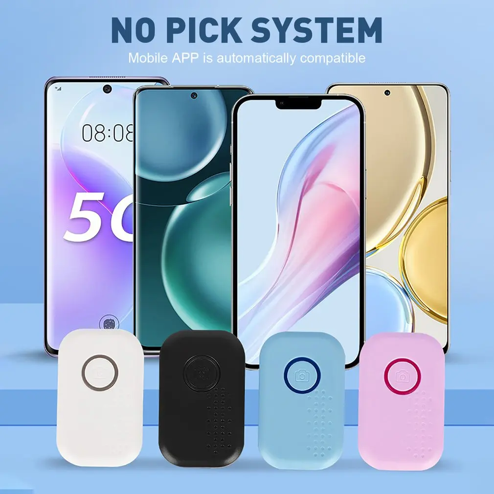 1Pc Mini Tracking Device Tag Key Kind Finder Pet Tracker Locatie Bluetooth Tracker Smart Tracker Voertuig Anti-Verloren