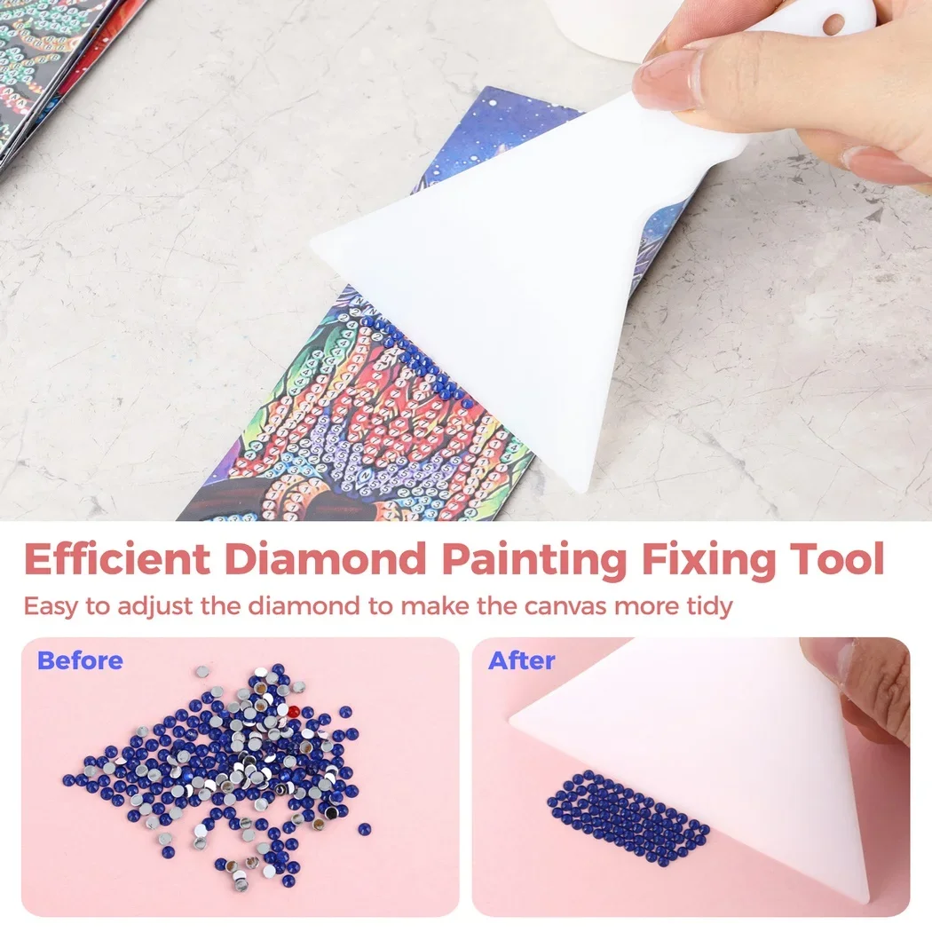 14Pcs Diamond Art Rulers Stainless Steel Mesh Ruler Diamond Ruler Art Fixing Tools For Rhinestone Painting Round Square Drill view 5