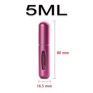 5ml Mini Perfume Rechargable Bottle Liquid container for Cosmetics Lower Load Spray Both Main Main Sales Mini Frigobar for Room - №3