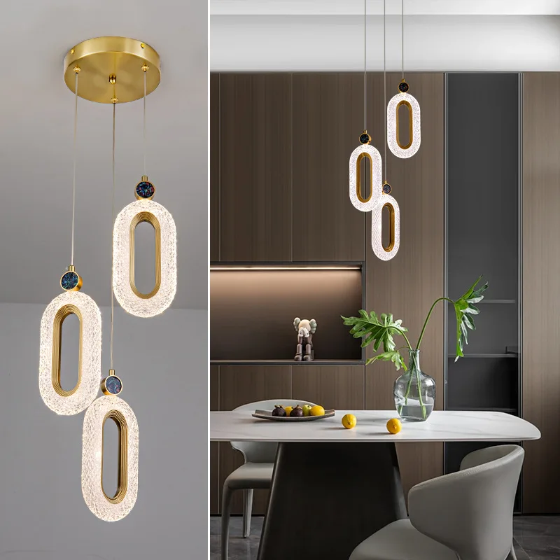 درج الثريا الكريستال الثريا الحديثة بسيطة مصباح الجدار شنقا مكتب غرفة نوم السرير خط طويل كريستال