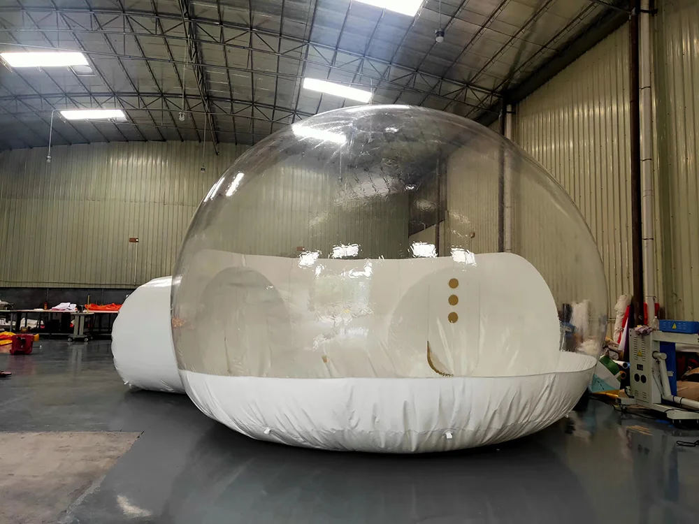 Transparante opblaasbare bubbeltent bolvormig helder huis JINLI 20241128009 -ES