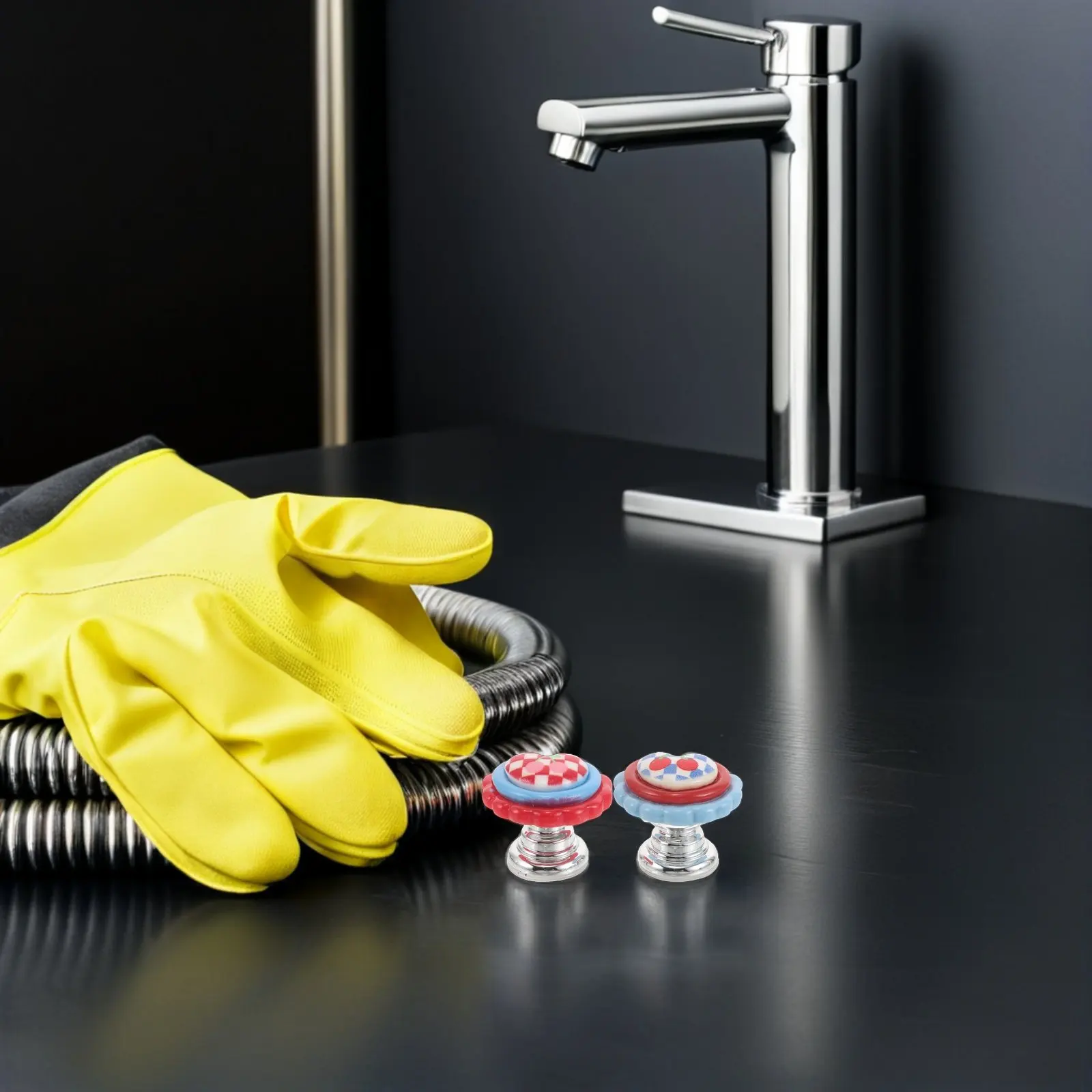 1 Unit Toilet Button Presser Compatible with Most Dual Flush Systems Ergonomic Design Non Slip Surface for Easy Pressing Control