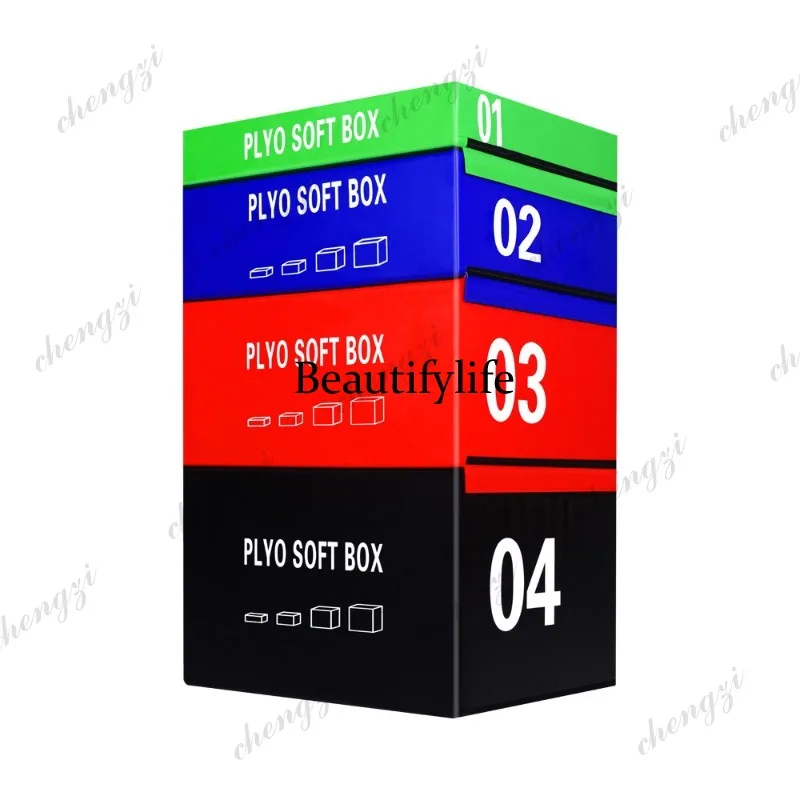 Jumping 4-in-1 Combination Training Bouncing Power Gym Physical Fitness Software Jumping Box
