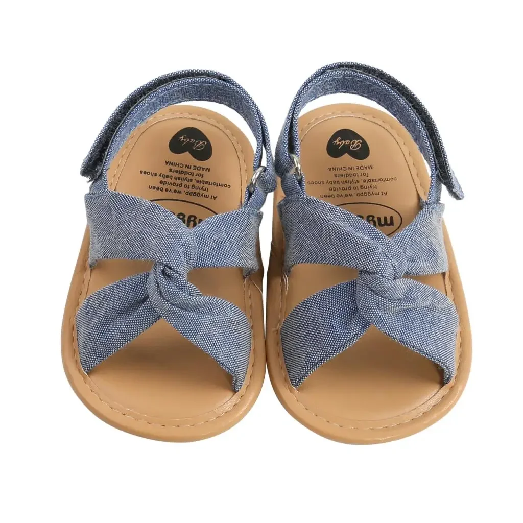 0-18M Newborn Baby Girls Summer Shoes Sandals First Walkers Newborn Shoes Casual Soft Sole Sandals Toddler Shoes