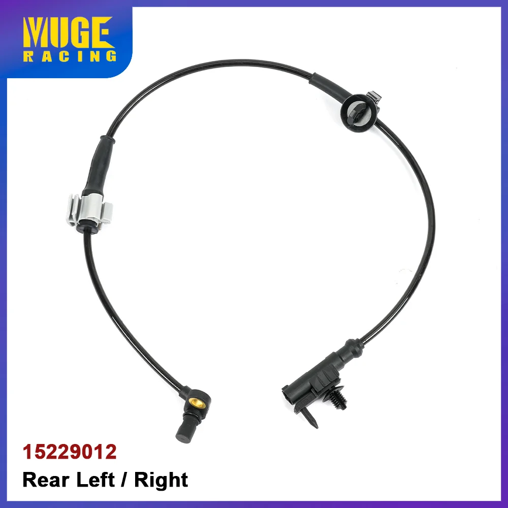 ABS Wheel Speed Sensor Rear Left Right 15229012 For 2007-2014 Chevrolet Avalanche Suburban GMC Yukon Cadillac Escalade THB071