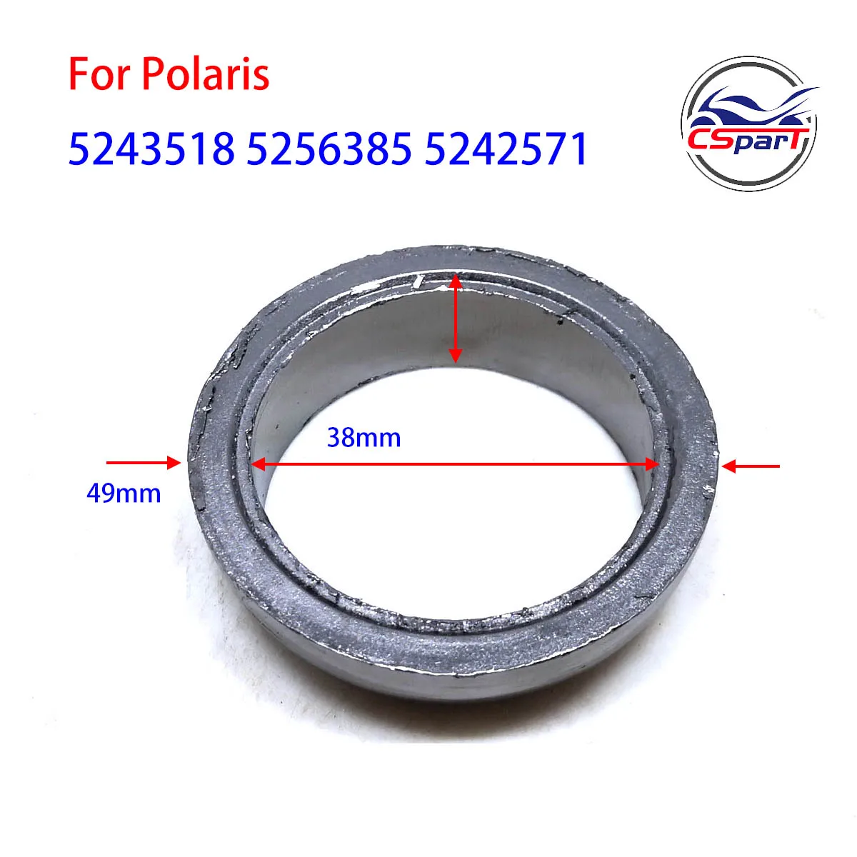 

Exhaust Gasket Donut Seal for Ranger Sportsman 400CC 500CC 5243518 5256385 5242571
