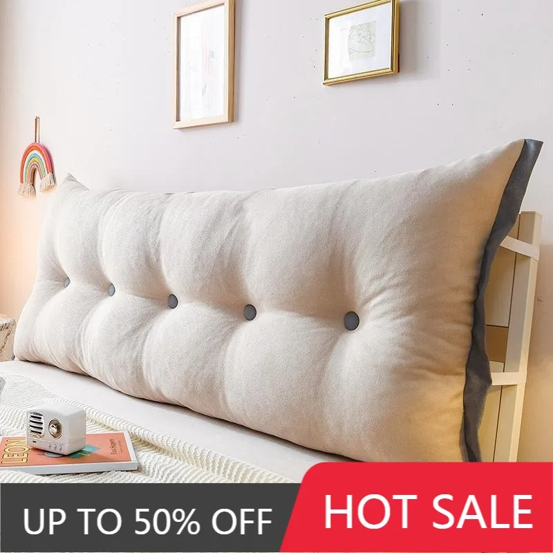 Headboard Cushion Backrest Cushions Relaxing Elegant Decorative Cushion Modern Aesthetic Bedroom Lumbar Cushions Home Decor