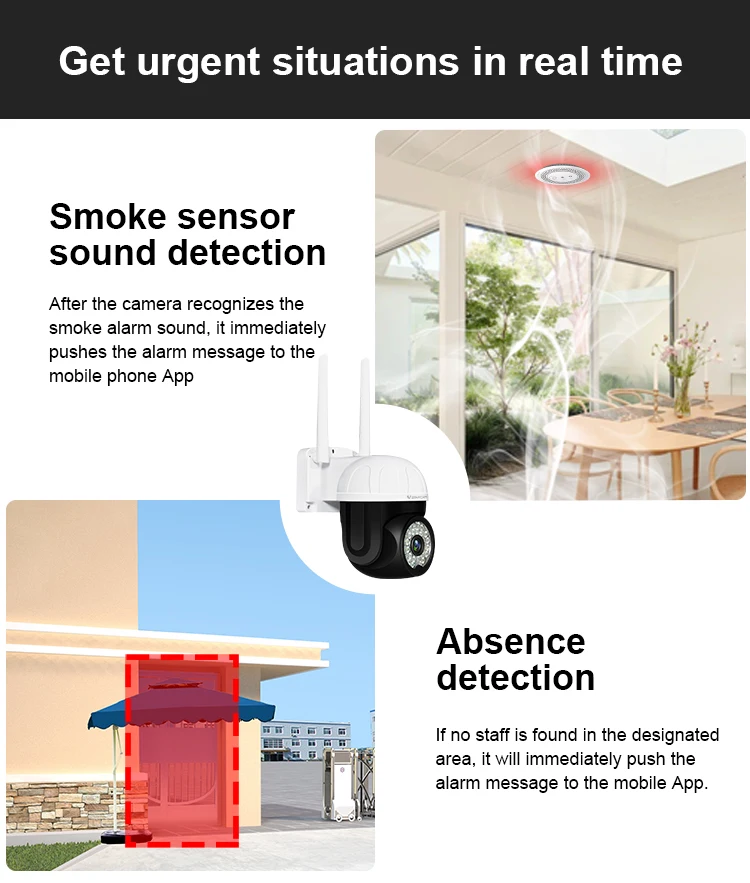 Vstarcam HD 3MP Wireless Surveillance Camera Outdoor WIFI IP Camera Auto Tracking Home Security Monitor Camera Color Night CCTV