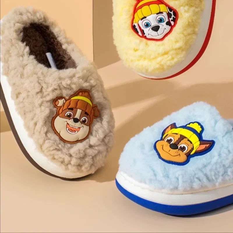 PAW PATROL  Kids Baby Winter Warm Cotton Slippers Indoor Home Non Slip Cartoon Cute Design for boys and girls