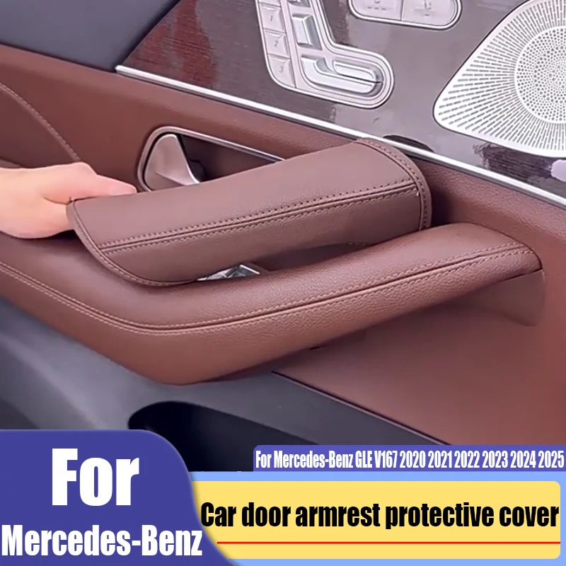 

Car door armrest handle protective cover car interior decoration modification part For Mercedes-Benz GLE GLS V167 X167 2020-2025
