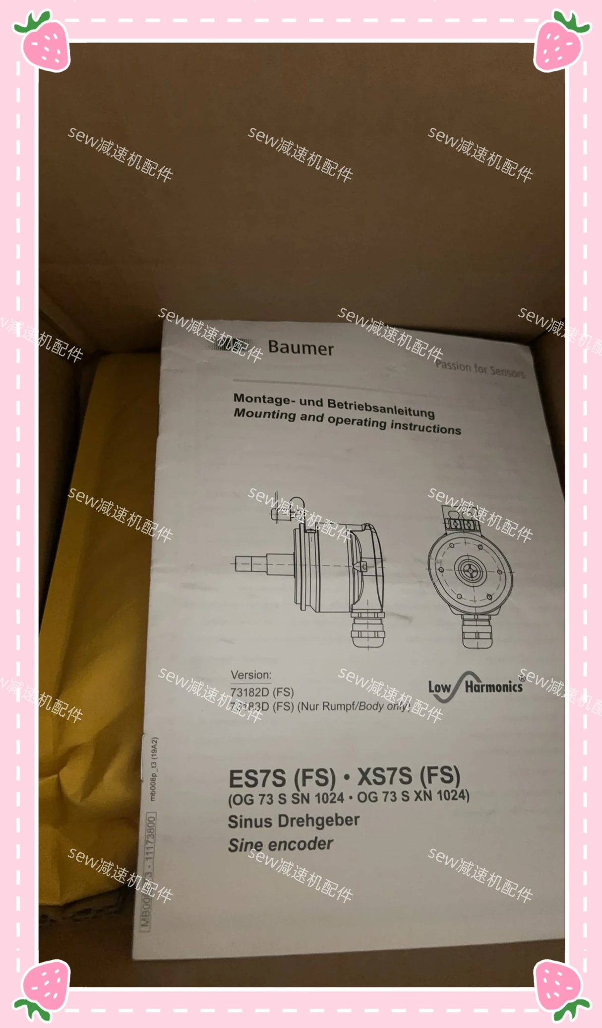 Encoder asli asli jahit baru OG73S SN1024, ES7S/EV7S