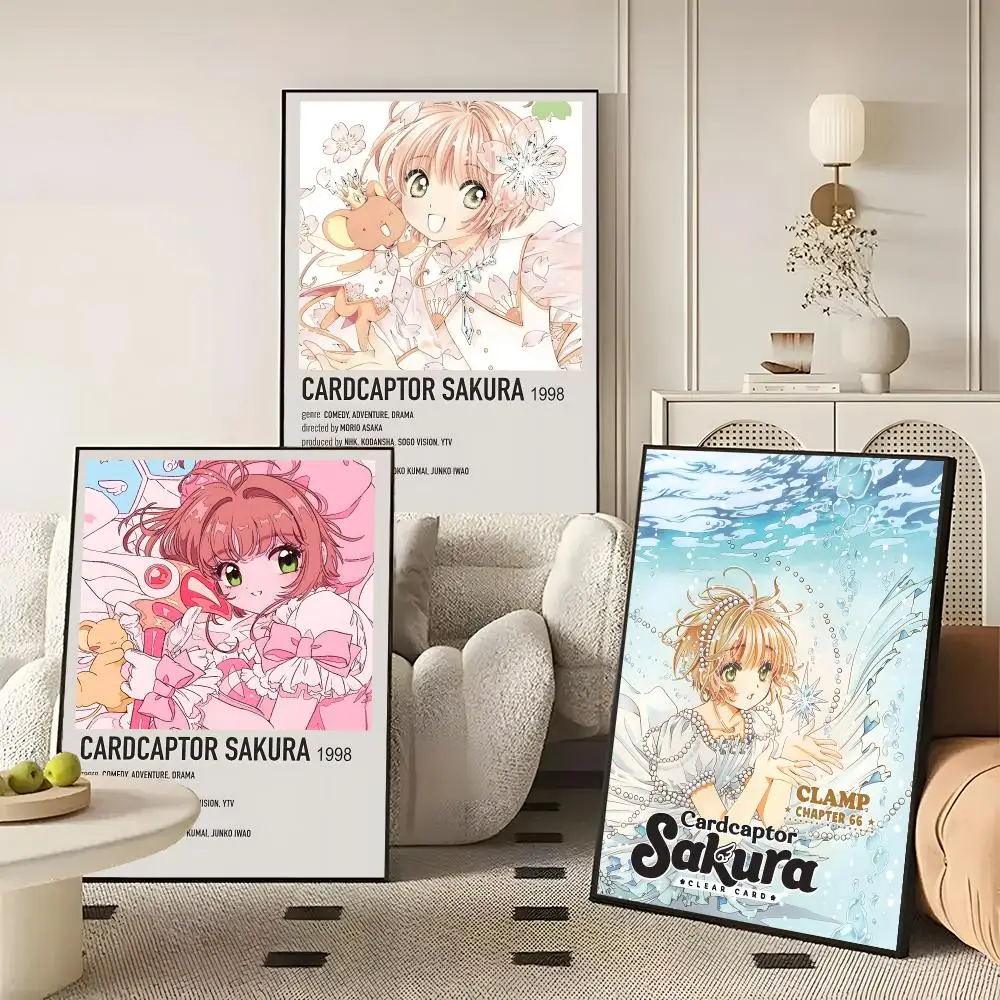 Anime Cardcaptor Sakura Poster Character Print Japanese Graphic Streaming Film Style Wall Artwork Bedroom Decor