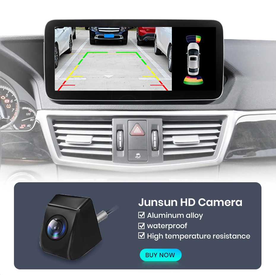 Junsun Qualcomm 665 Drahtloses CarPlay Android Auto-Autoradio für Mercedes Benz E-Klasse W212 S212 2009–2016, intelligentes System – Detail 20