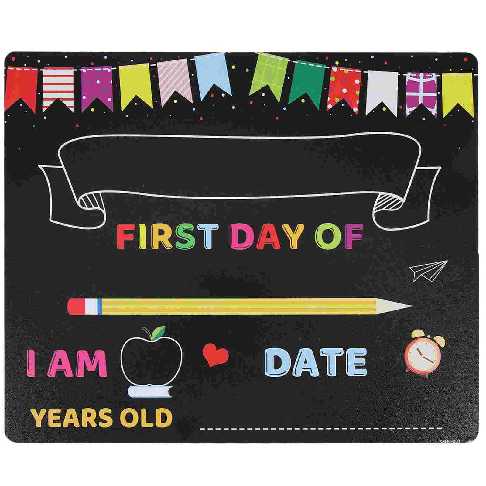 Double-sided School Board Chalk Cartoon Multi-function Sign Kids Erasable Supply Children Chalkboard Student
