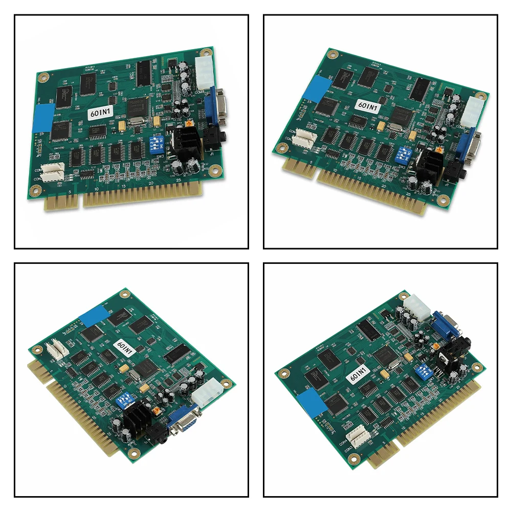 60-in-1 Multi-functional Gaming PCB Board CGA And VGA Output Monitors For JAMMA For JAMMA Game Cabinet