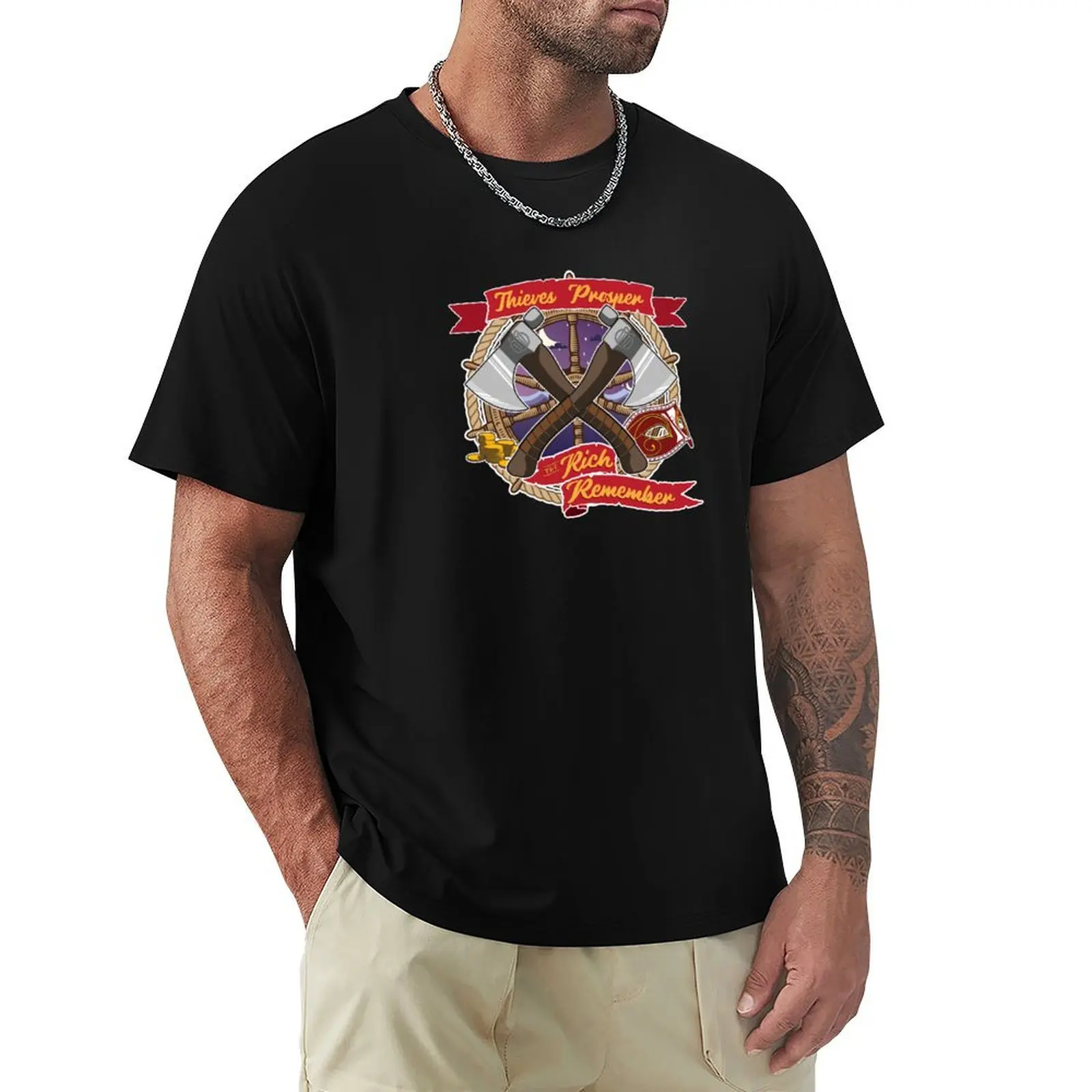 

Thieves Prosper T-Shirt summer tops shirts graphic quick-drying mens white t shirts