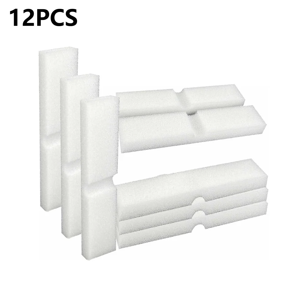 12PCS Compatible Foam Pad Fit for Fluval FX4 / FX5 / FX6 Aquarium Filter