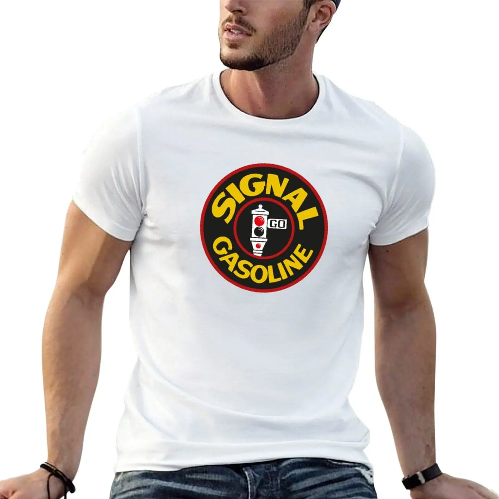 Signal Gas Retro T-Shirt Holiday Party Tee Shirt