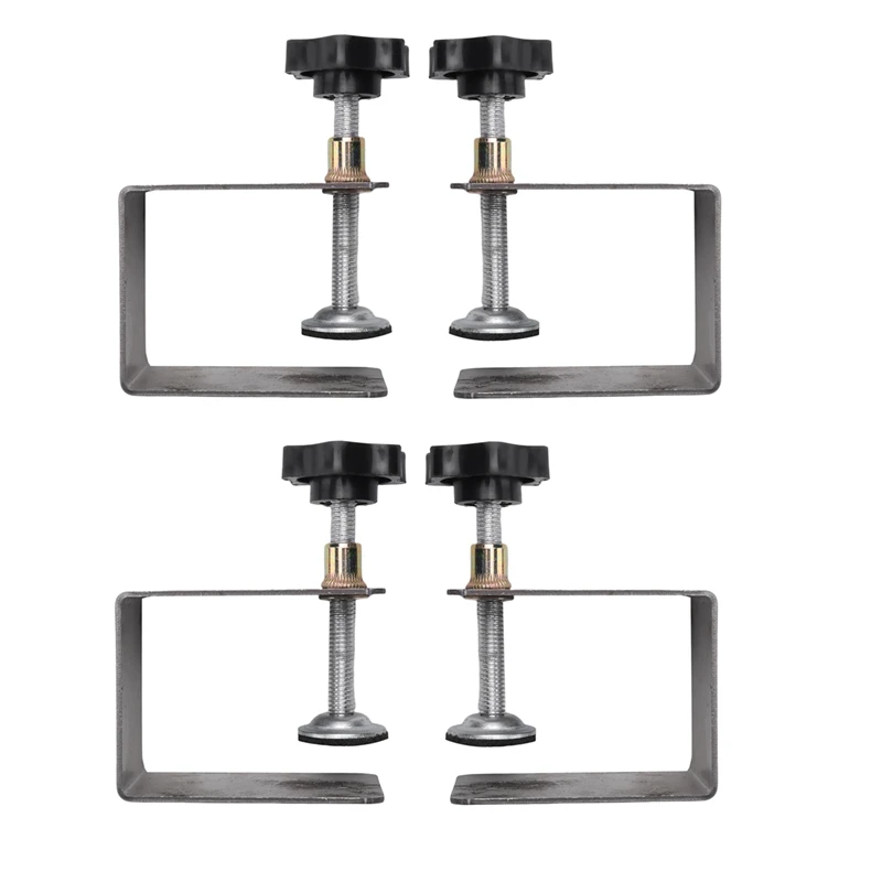 

4Pcs Woodworking Jig Cabinet Tool Home Furniture Accessories Steel Drawer Front Installation Clamps Drawer Panel Clips