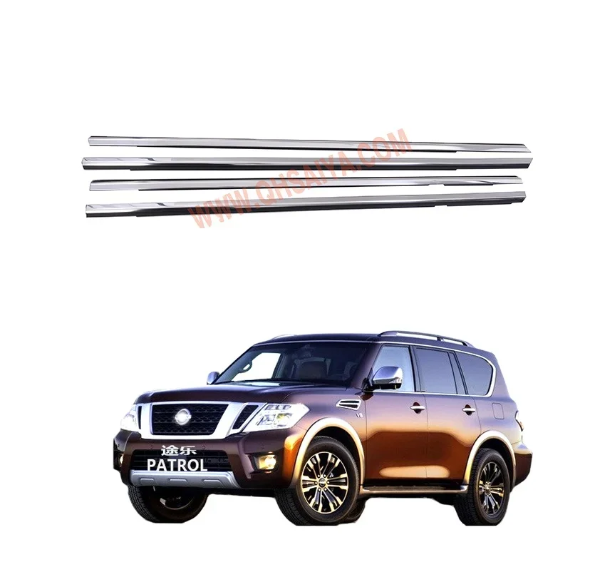 

Car Outside Door window glass seal belt rubber weatherstrip kit fit For NISSAN PATROL Y62/VQ40 2016-2018 82821-1LA1B