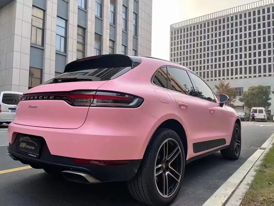 Tpu Kleur Ppf roze Vinyl Wrap Auto Kleur Veranderende Film Kersenroze Film Vinyl Kleur Veranderende Auto Films Roll