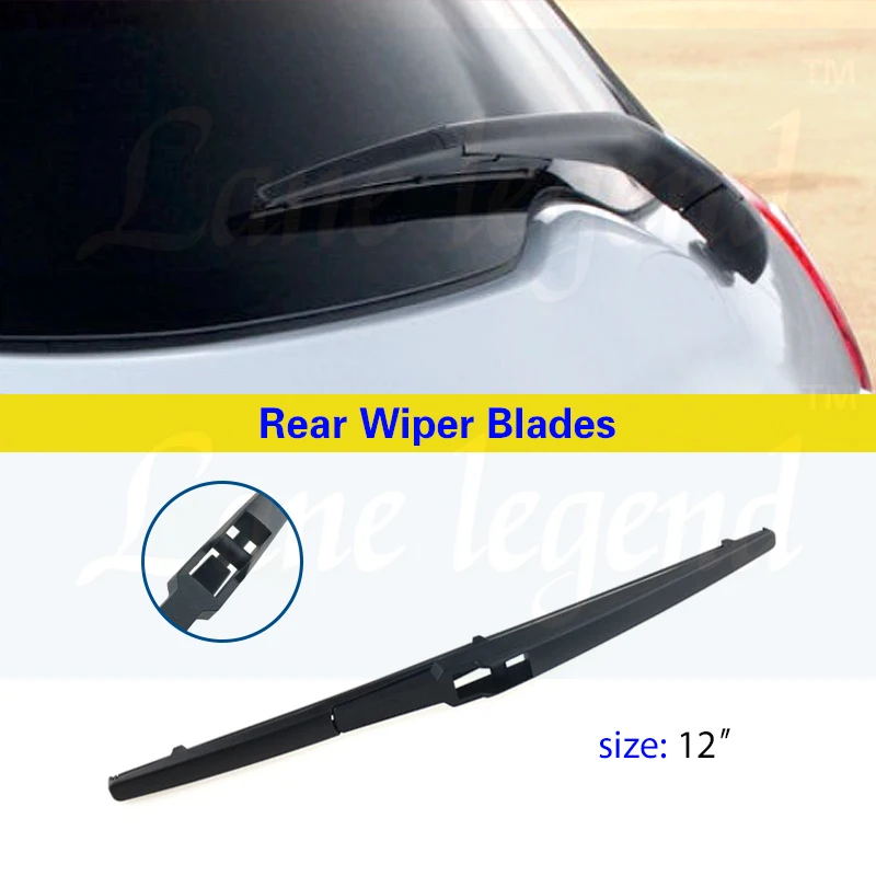 For Toyota Auris Hatchback MK1 2006-2012 12" Rear Windshield Windscreen Washer Wiper Blade Car Accessories Accsesories