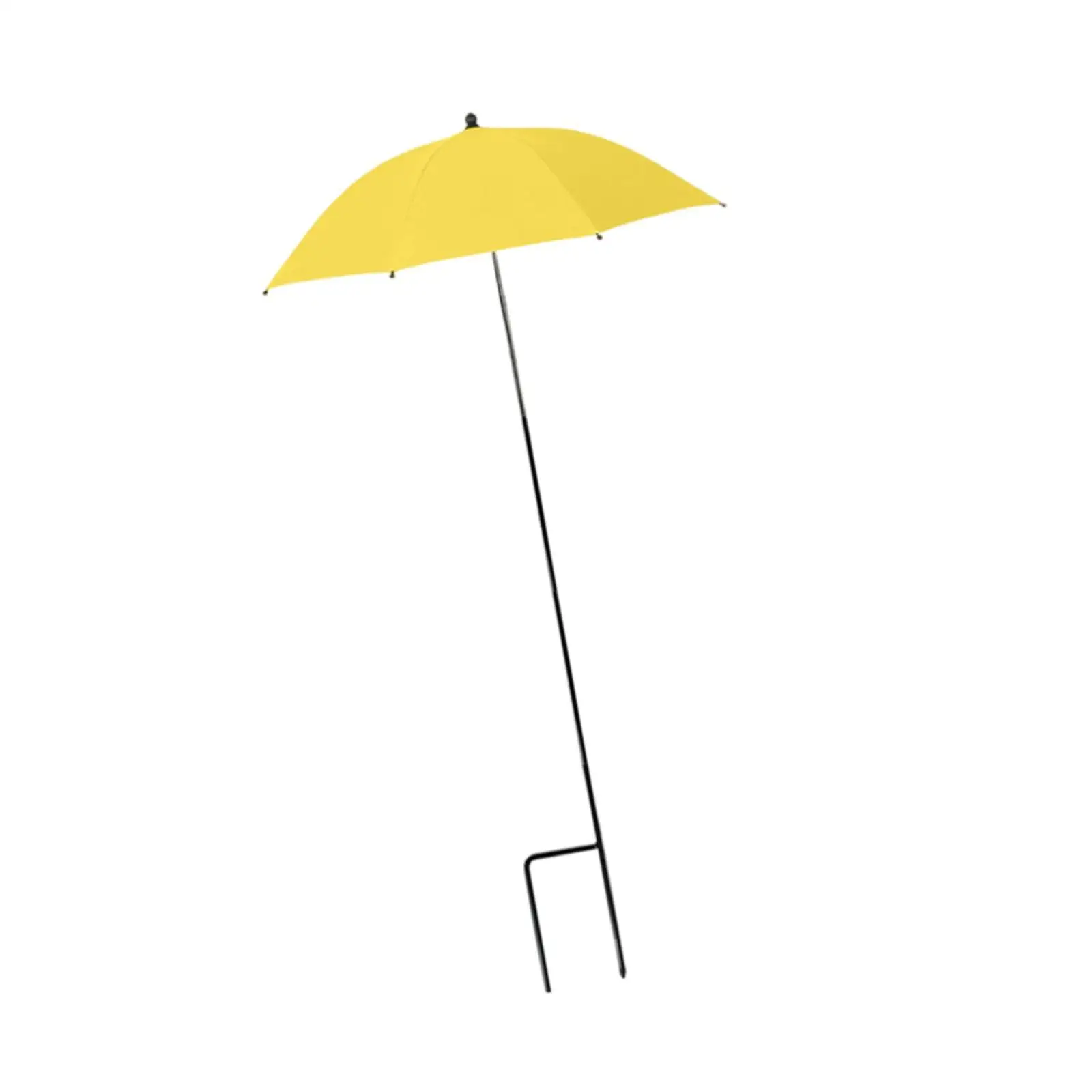 Garden Umbrella Shade for Plants Durable Alloy Frame Rainproof Polyester Sunblock for Potted Flowers Beds