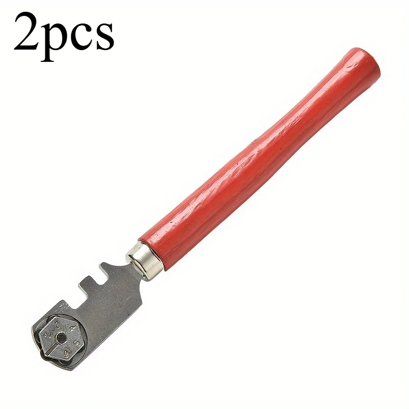 2pcs Glass Cutter With Diamond, Special Scratching Knife Multifunctional Roller Type, Glass Cutting Tool
