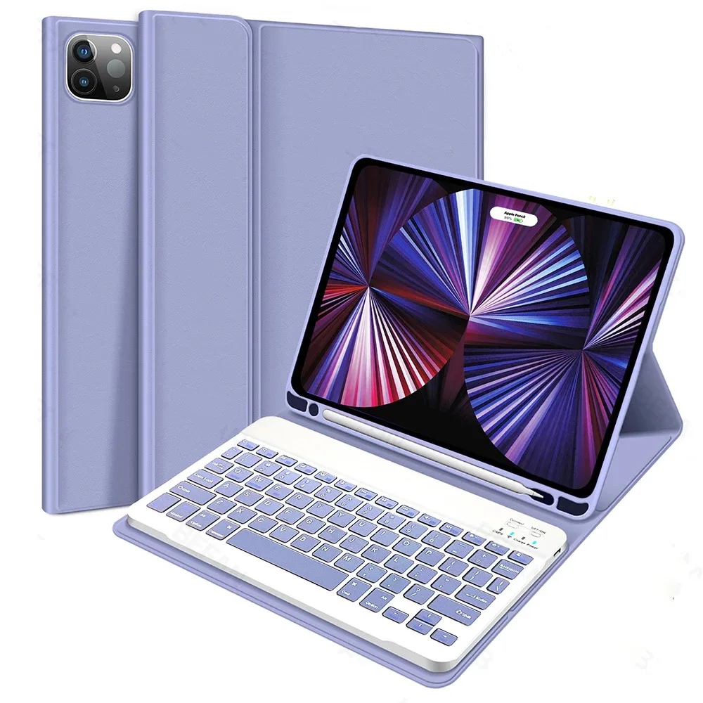 for iPad Air 5 4 10.9 Magnetic Keyboard Case iPad air A16 11th Pro 11 13 12.9 9.7 10.2 7 8 9 10th Gen 3 10.5 Smart Stand Cover